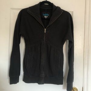 Washed Black Talula Zip-up